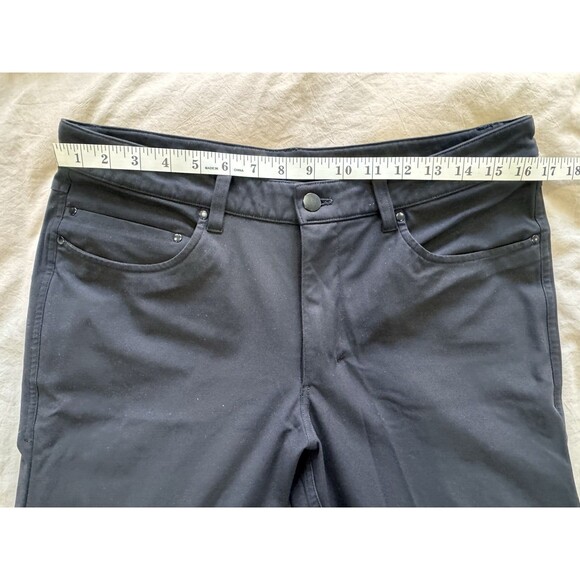 Lululemon Mens Size 33 ABC Slim-Fit Pant Warpstreme Vapor Size True Navy Luxury - Picture 10 of 10